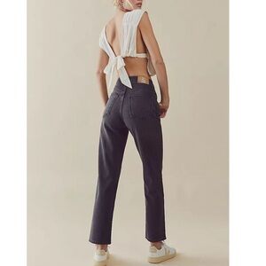 free people straight leg jeans